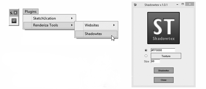 SU插件 阴影材质 破解版 Shadowtex v1 0 1 英文下载 64 32位插图-拾艺肆